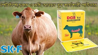 dg 8 vet powder ar kaj kiগরু ও ছাগলের যে কোন পেটের সমস্যা হলে দিনmollah krishi tv [upl. by Renell119]