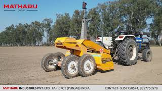 LASER LAND LEVELER  MATHARU FARIDKOT  SUPER SPORTS BUCKET [upl. by Etteluap248]