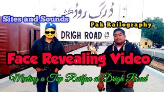 sites and sounds at Drigh Road Railway Station  Karachi vlog  kcr train [upl. by Kirchner]