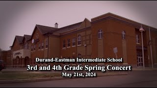 DurandEastman 3rd and 4th Grade 2024 Spring Concert [upl. by Jo-Ann851]