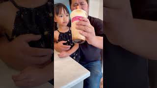 Do you like boba tea 😱🤣👶🏻❤️👧🏻🌈✅🚀 [upl. by Adyaj]