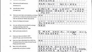 Filling the NCC enrollment form  ASP College Devrukh [upl. by Lanod]