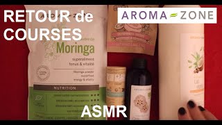 ASMR français  Retour de courses  Aromazone  Février 2024 [upl. by Leamse]