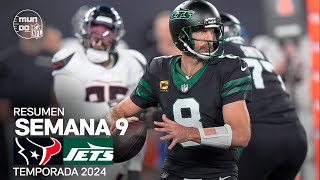 Houston Texans vs New York Jets  Resumen NFL en español  Semana 9  NFL Highlights 2024 [upl. by Nilhtac279]