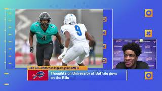 Bills CB JaMarcus Ingram on his mentors on roster  GMFB [upl. by Cartwright844]