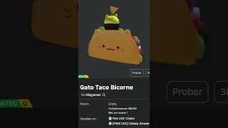 Consigue un Gato Taco Bicorne Limite en Roblox [upl. by Eurydice538]