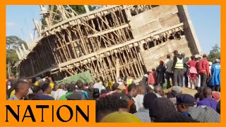 Storey building collapses in Muranga town [upl. by Grati859]