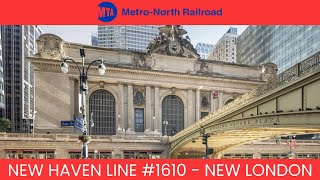 MTA Metro North Railroad New Haven Line to New London Announcements at GCT NJ Transit Style [upl. by Jezrdna]