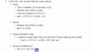Testing Virtual Machines With iperf [upl. by Nageet]