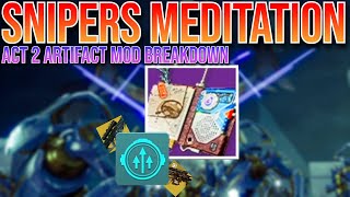 Destiny 2 How Good Is Snipers Meditation Full Artifact Mod Breakdown Echoes Act 2 [upl. by Ym]