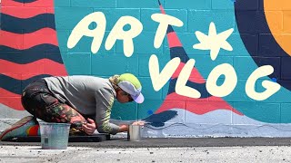 mural apprentice vlog [upl. by Enytsirhc]