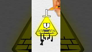 Bill Cipher Sings Well meet Again  Animated Drawing gravityfalls billcipher disney shorts [upl. by Ainolloppa]