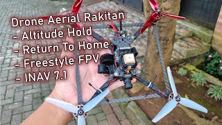 Nyobain Drone Rakitan Rasa Aerial INAV 71 [upl. by Tammara651]