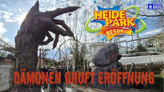 Heide Park Resort 2024  DÄMONEN GRUFT Eröffnung ☠️ [upl. by Llerrot]