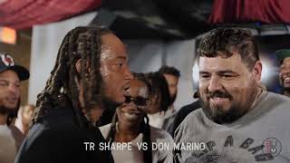 TR SHARPE VS DON MARINO  HARLEM NIGHTS 2  BAR YOU TO DEATH LEAGUE BU2D  RAP BATTLE [upl. by Yasnil]