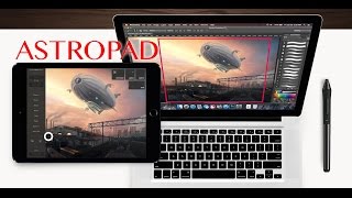 Программа Astropad для ipad рисовать на MACWIN сравнение с wacom [upl. by Hike]