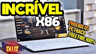 INCRÍVEL free fire x86 NO Pc fraco com Phoenix OS e bypass Dluz Games [upl. by Darryn]