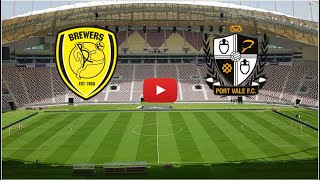 🔴 BURTON ALBION  PORT VALE LIVE HD ENGLAND FA CUP UNINTERRUPTED [upl. by Acim]