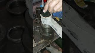 Press out Press in Bushing Control Arm GMC mechanic machinery shortsvideo [upl. by Azrim767]