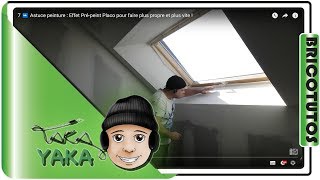 7 ⏩ Astuce peinture  Effet Prépeint Placo pour faire plus propre et plus vite [upl. by Jinny]