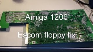 Amiga 1200 Escom Floppy Fix quick tutorial [upl. by Che199]