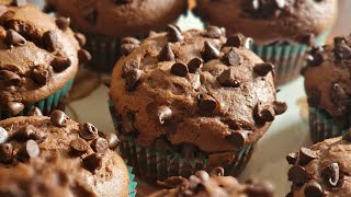 Recette des muffins aux pépites de chocolat [upl. by Malaspina]