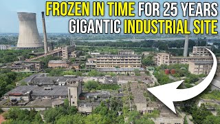 Frozen in time exploring a 25 year abandoned industrial site with many features [upl. by Newel]