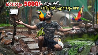 💥കൊടും വേനലിൽ ഞങ്ങൾ വീട്ടിൽ 5000 രൂപക്ക് മഴ പെയ്യിച്ചു  Made cheap artificial RAIN for birds [upl. by Duntson856]