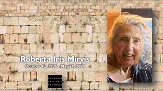 Roberta Iris Mirvis [upl. by Ib]