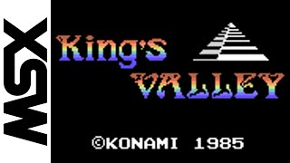 MSX Kings Valley 1985 Longplay [upl. by Myles]