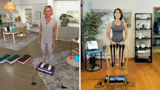 PowerFit Elite Vibration Platform with Exercise Bands amp Mat on QVC [upl. by Omer95]