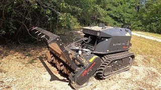 REMOTE CONTROLLED MUNCHIE PRINOTH RAPTOR 100 IS A MINI MULCHER BEAST [upl. by Dnomso]