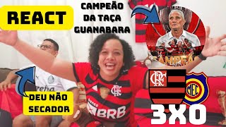 REACT FLAMENGO 3 X 0 MADUREIRA FLAMENGO CAMPEÃO DA TAÇA GUANABARA 2024 [upl. by Alcock240]