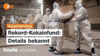 heute journal vom 17062024 EU stimmt für neues Naturschutzgesetz und RekordKokainfund english [upl. by Esorrebma]