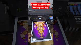 Epson L3260 Allin One Color printer Speed Test print [upl. by Ellehcear]