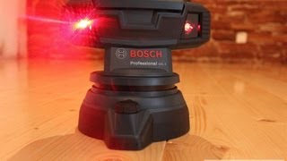 Bosch GSL2 Professional podlahový laser rychle změří nerovnosti na podlahy [upl. by Anierdna508]