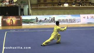 Zheng Feng Wuhan TiYuan  Taiji Quan 2012 China Mens Wushu Nationals [upl. by Debbee]