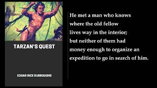 Tarzan’s Quest By Edgar Rice Burroughs Audiobook [upl. by Nerraw]