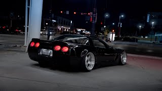 Street drifting Corvette C5 goes wrong [upl. by Lhary]