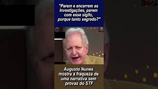 Augusto Nunes questiona sigilo do STF [upl. by Tobe]