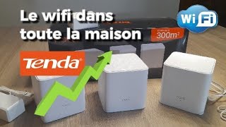 Tenda wifi mesh AC1200 MW3  étend votre couverture wifi jusquà 300m² [upl. by Paulsen295]