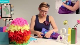 Jak zrobić piniatę na przyjęcie dla dzieci How to Make a Pinata [upl. by Enenaej92]