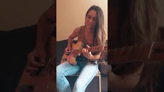 Amarillo by Morning George Strait Guitar solo Cover [upl. by Ivanna419]