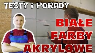 Jaką białą farbę wybrać  test farb akrylowych [upl. by Narmak215]