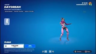 Fortnite January 10th Item Shop Daydream Emote [upl. by Nomelihp]