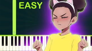 SAD CAT DANCE MEME SONG  EASY Piano Tutorial [upl. by Liana]