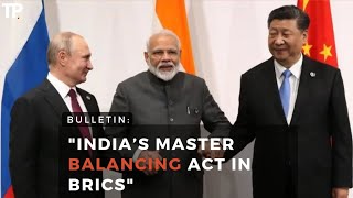 India’s Bold Move Balancing BRICS amp the West brics summit india russia china west [upl. by Lraep]