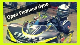 Open Flat Head Kart Chassis Dyno Test  Briggs amp Stratton  Stroker [upl. by Nevuer425]