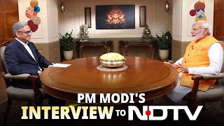 LIVE PM Modis interview to NDTV [upl. by Euqinitram983]