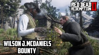 Red Dead Redemption 2  Wilson JMcdaniels bounty Stealth kills [upl. by Euh]